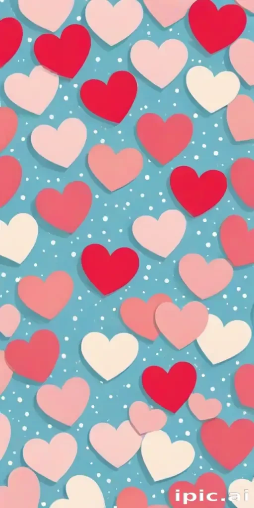 cute heart background