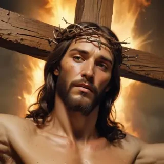 a picture of jesus on the cross