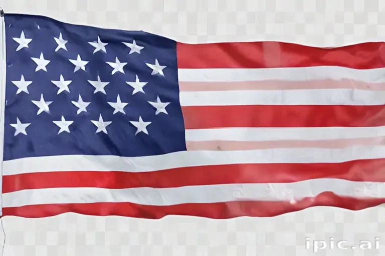 united states flag transparent