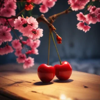 cherry aesthetic wallpaper