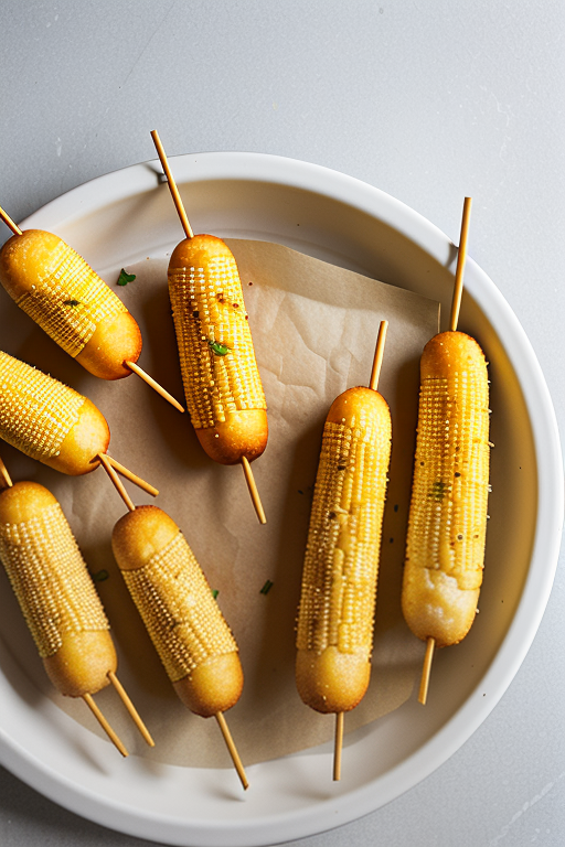 how to air fry mini corn dogs