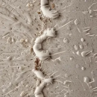 scratchy texture
