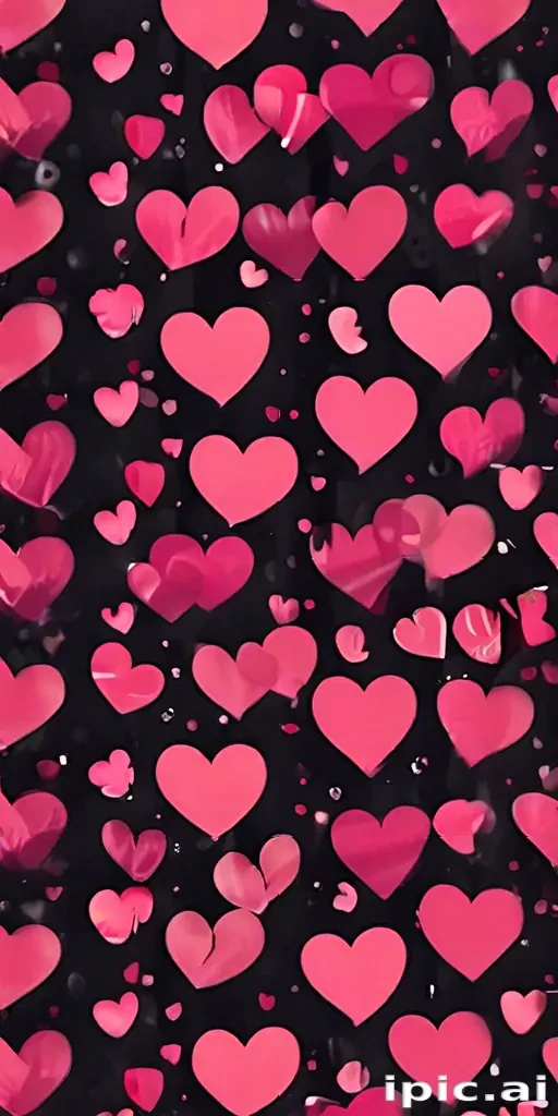hearts wallpaper iphone