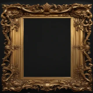 gold frame png transparent