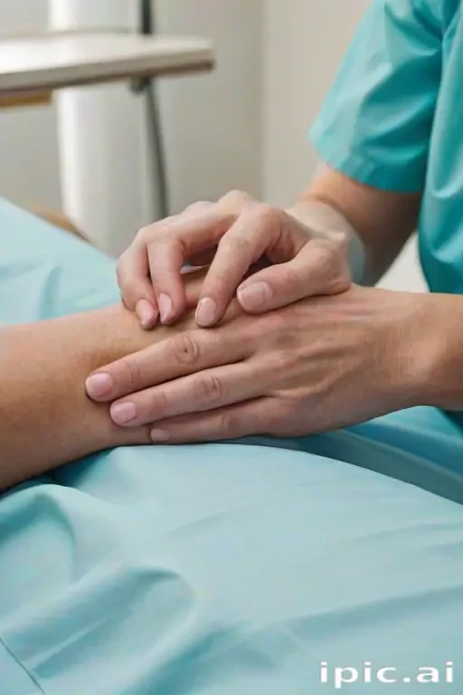 hospital patient hand pic