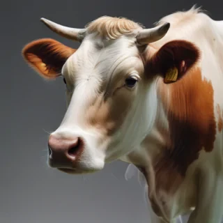 transparent cow