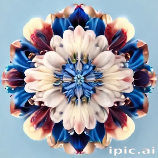 blue flower clip art