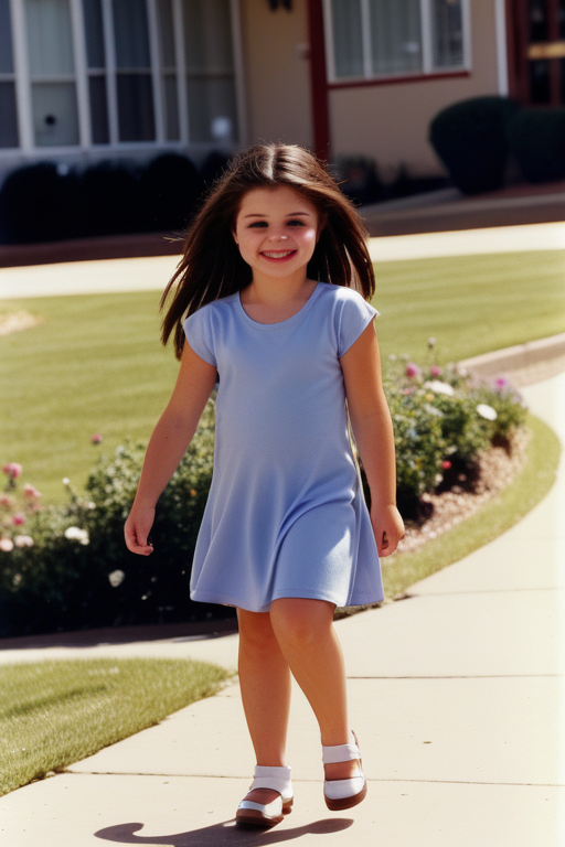 selena gomez when little