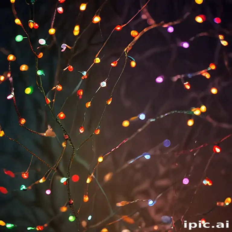 christmas lights iphone wallpaper