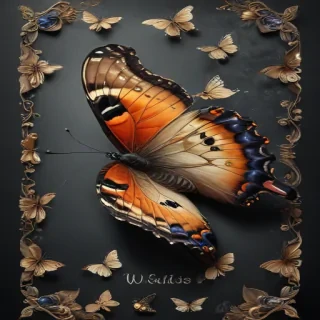 drawing pic of butterfly
