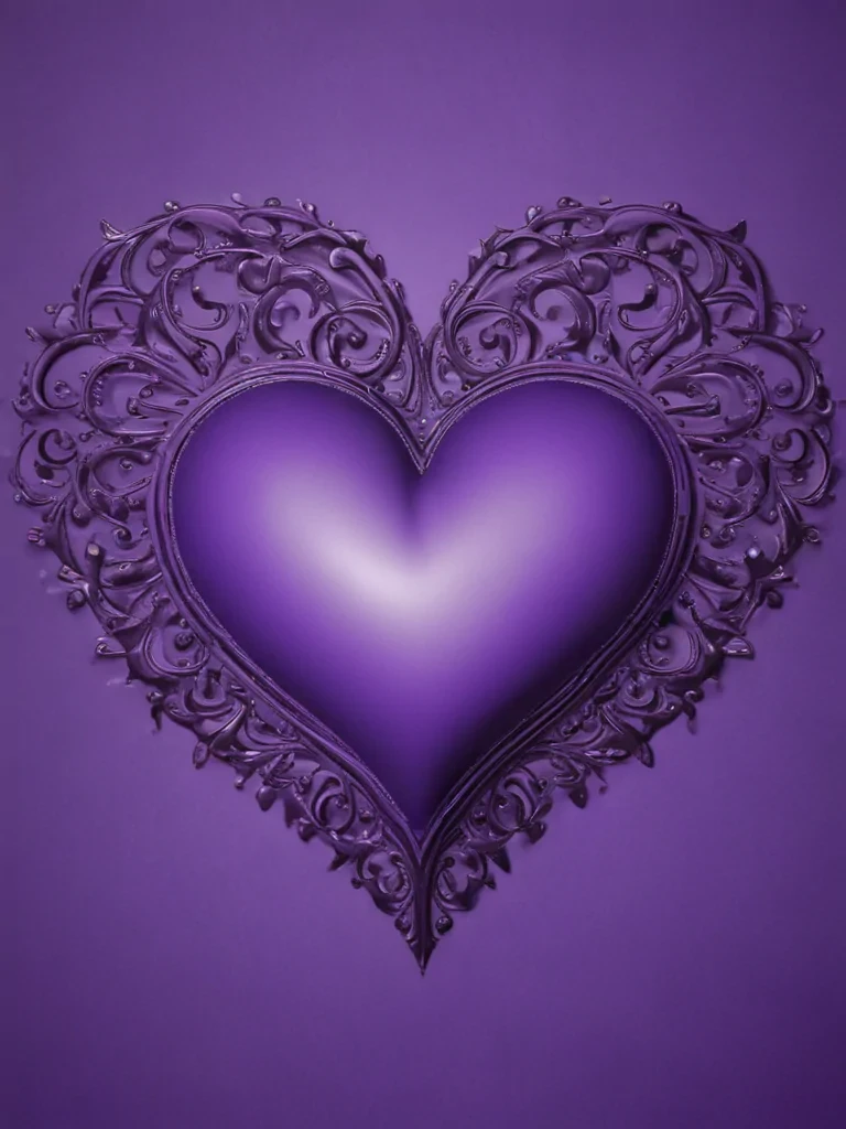 heart purple wallpaper
