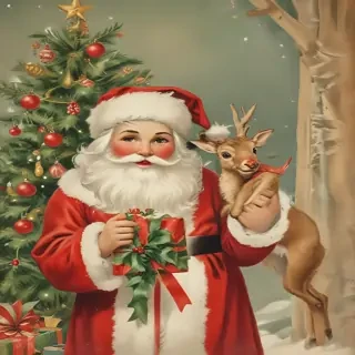 free printable vintage christmas pictures