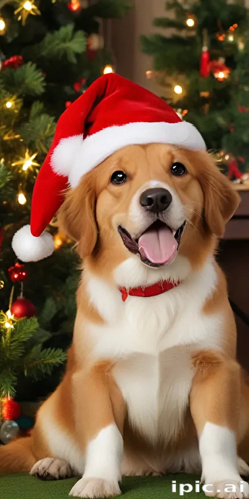 christmas dog backgrounds