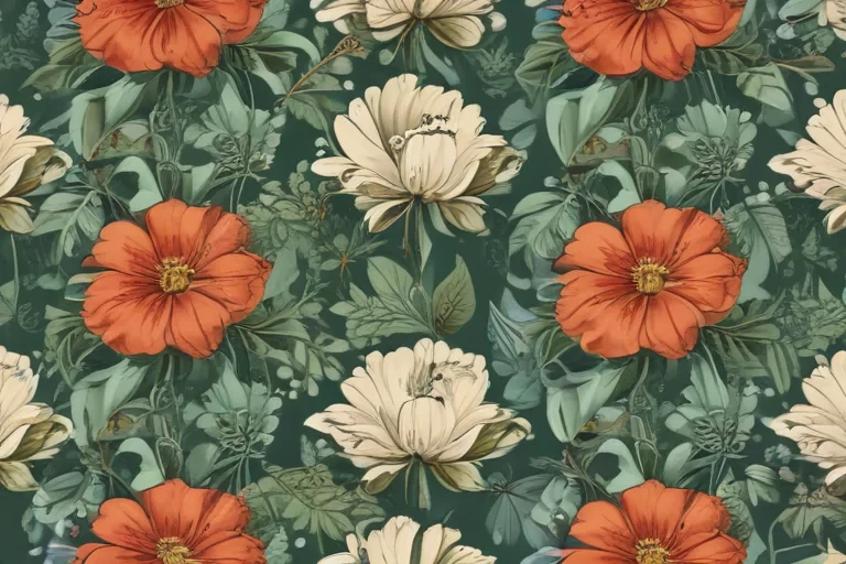 vintage flower illustration