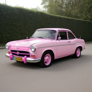 pink car png