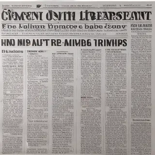 newspaper transparent