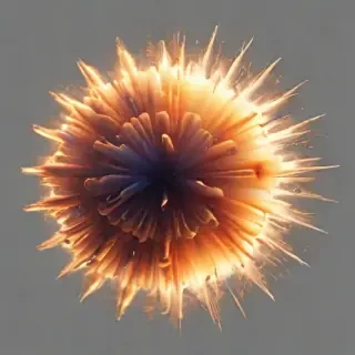 transparent explosion