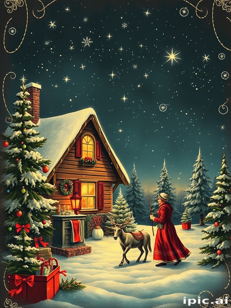 free printable vintage christmas images