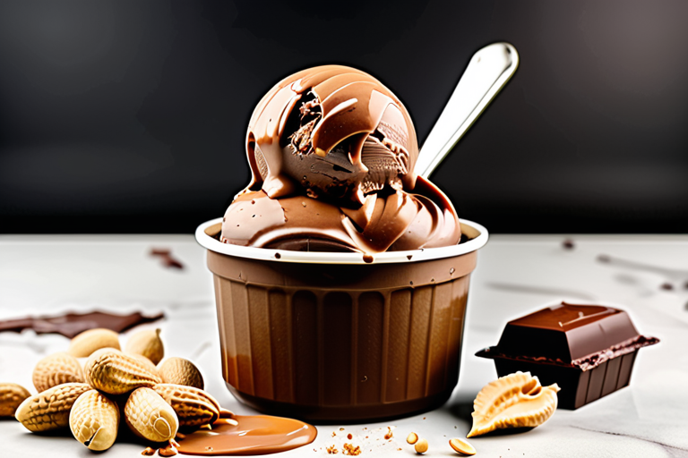 chocolate peanut butter no sugar added gelato