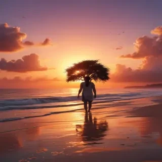 cute sunset wallpaper