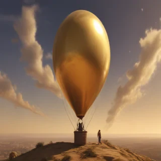golden balloon