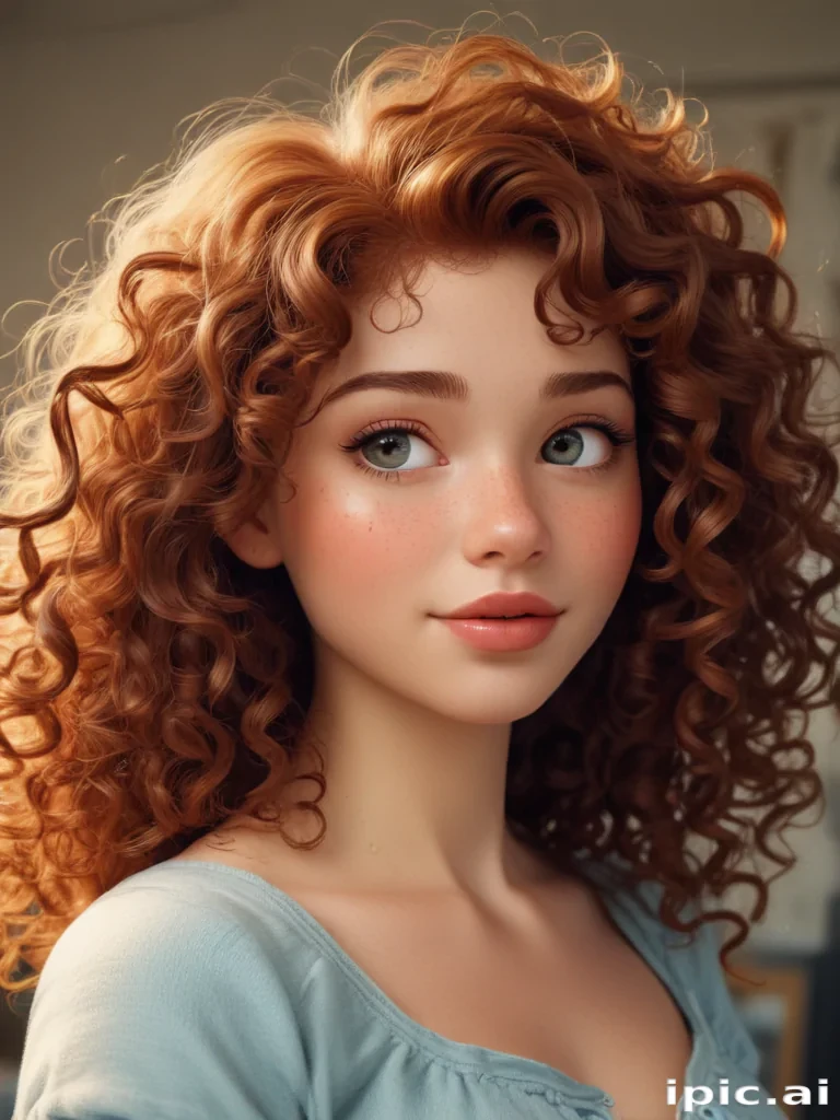 cartoon characters with curly hair