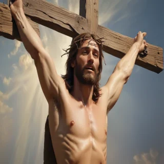 picture of jesus on the cross