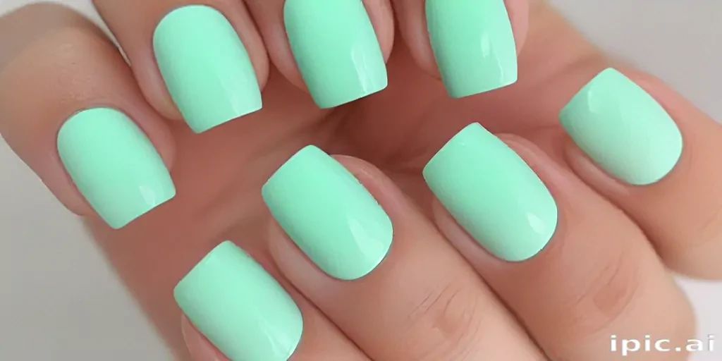 aesthetic mint green
