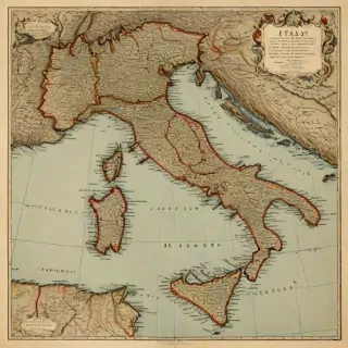 map of italy