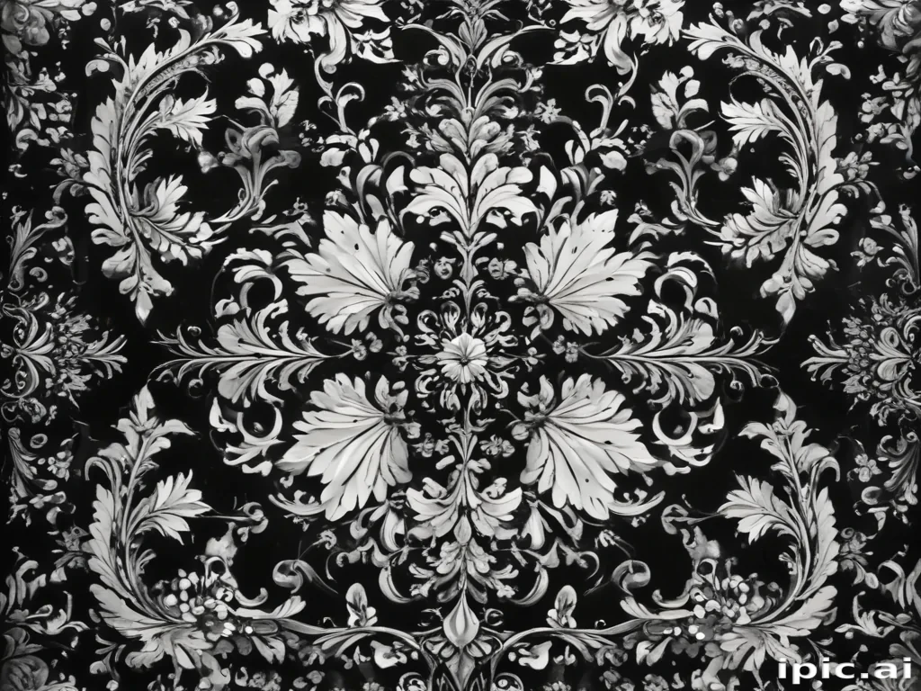 black with white pattern
