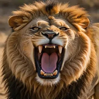 lion roar png