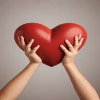 heart hands clipart