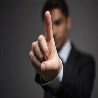 finger pointing at you