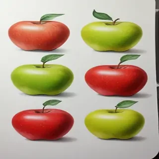 apple drawings