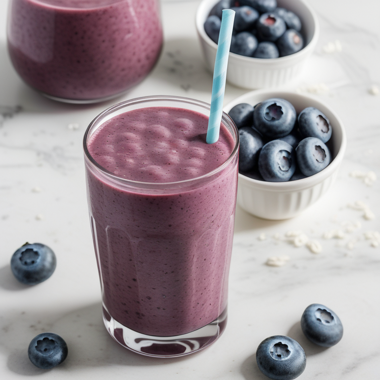 blueberry smoothie recipe without yogurt