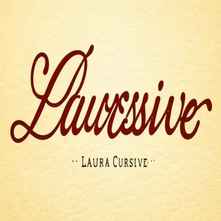cursive laura