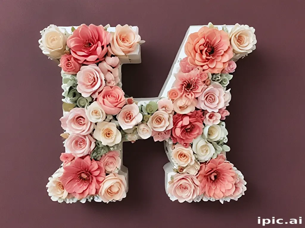 floral letters