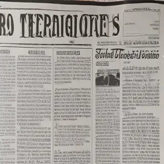 newspaper transparent