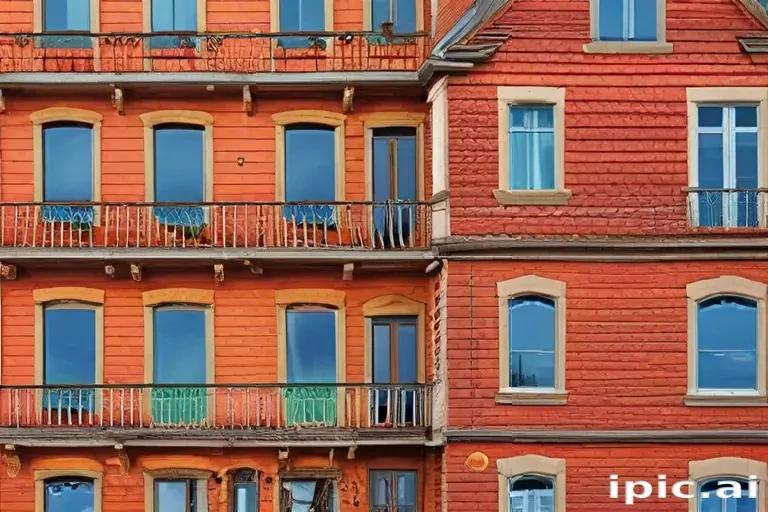 background of a house