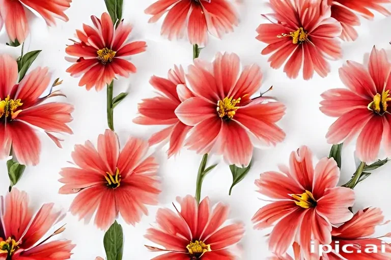 flower with white background