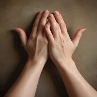 hands reaching