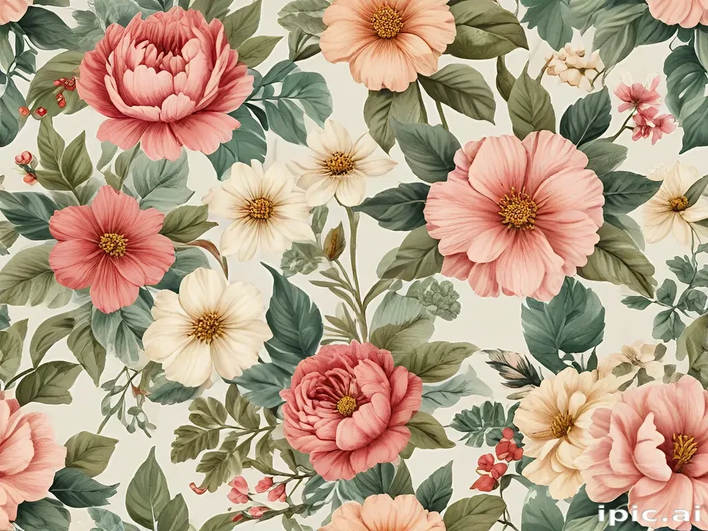 vintage flowers png