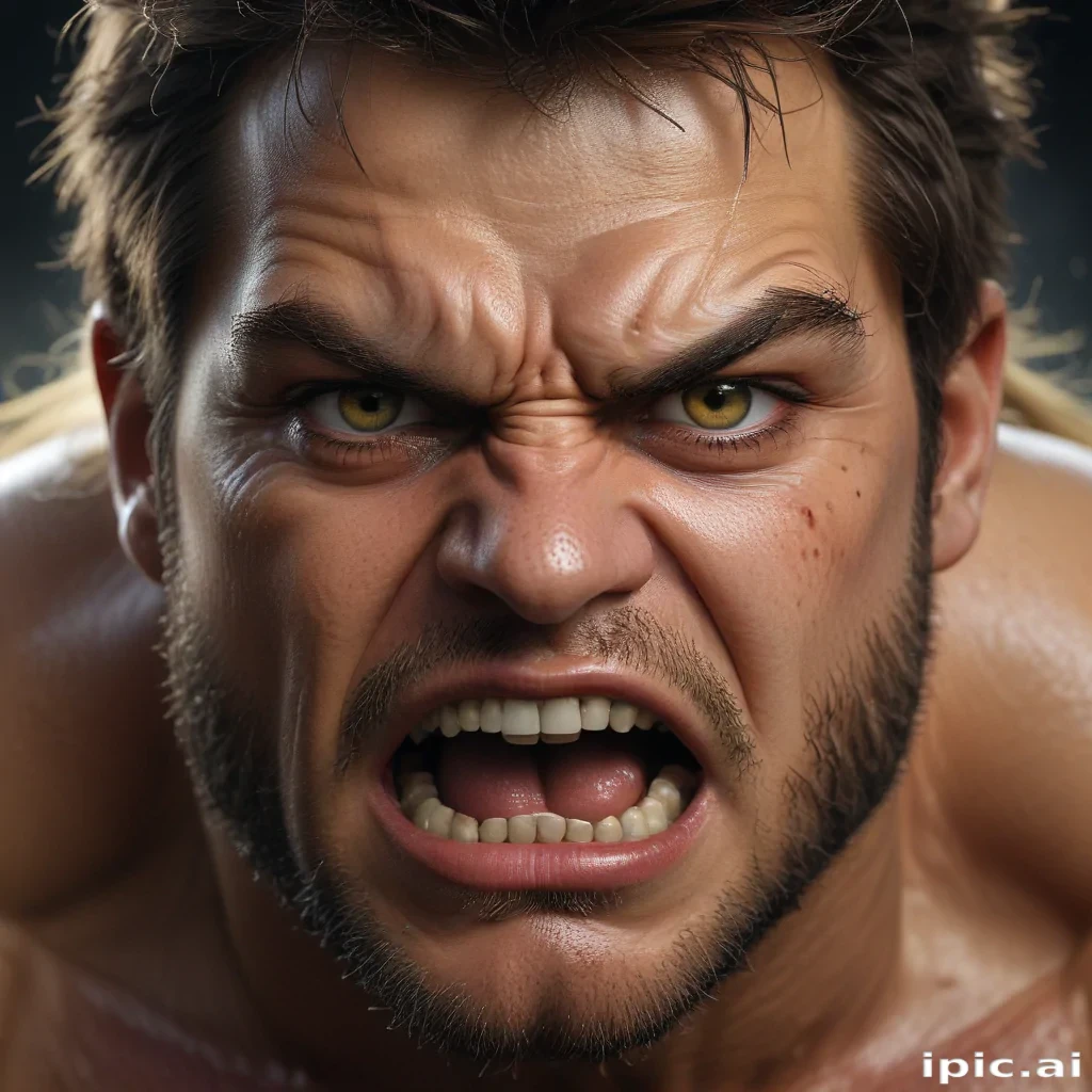 angry face