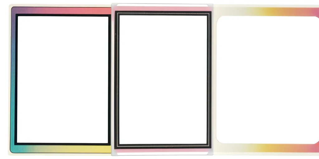 polaroid frame transparent