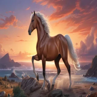 image of a cartoon horse