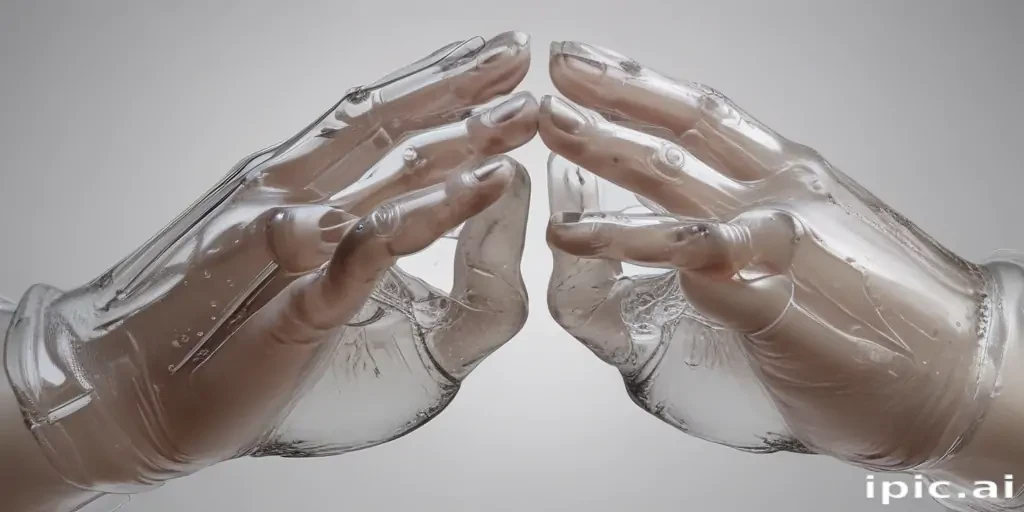 transparent praying hands