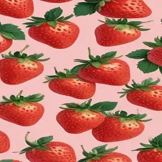 aesthetic strawberry wallpaper