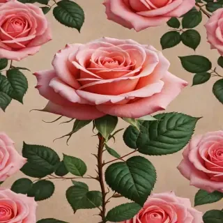 rose with background