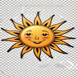 sun clip art transparent background