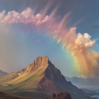 rainbow pastel